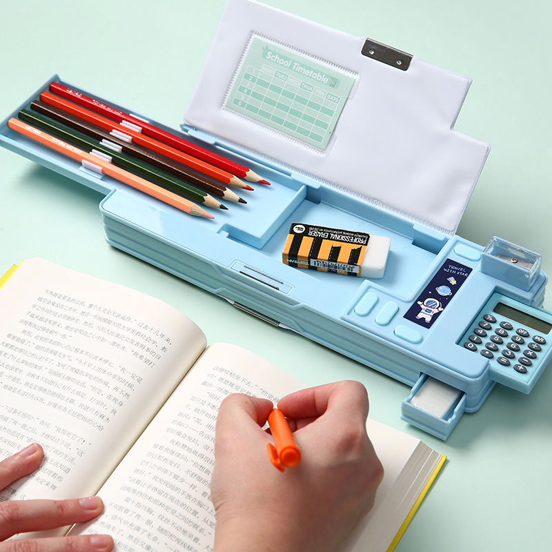 Scientific Calculator For Secondary School - Creative Multi-functional Plastic Stationery Box with