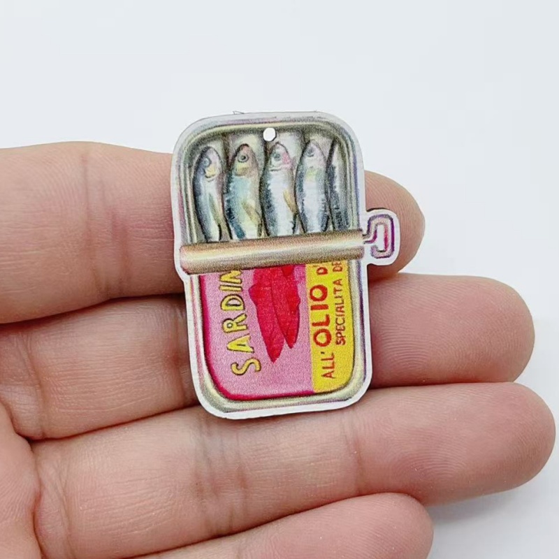 10Pcs Printed Wooden Pendants  - Stationery 评论和价格