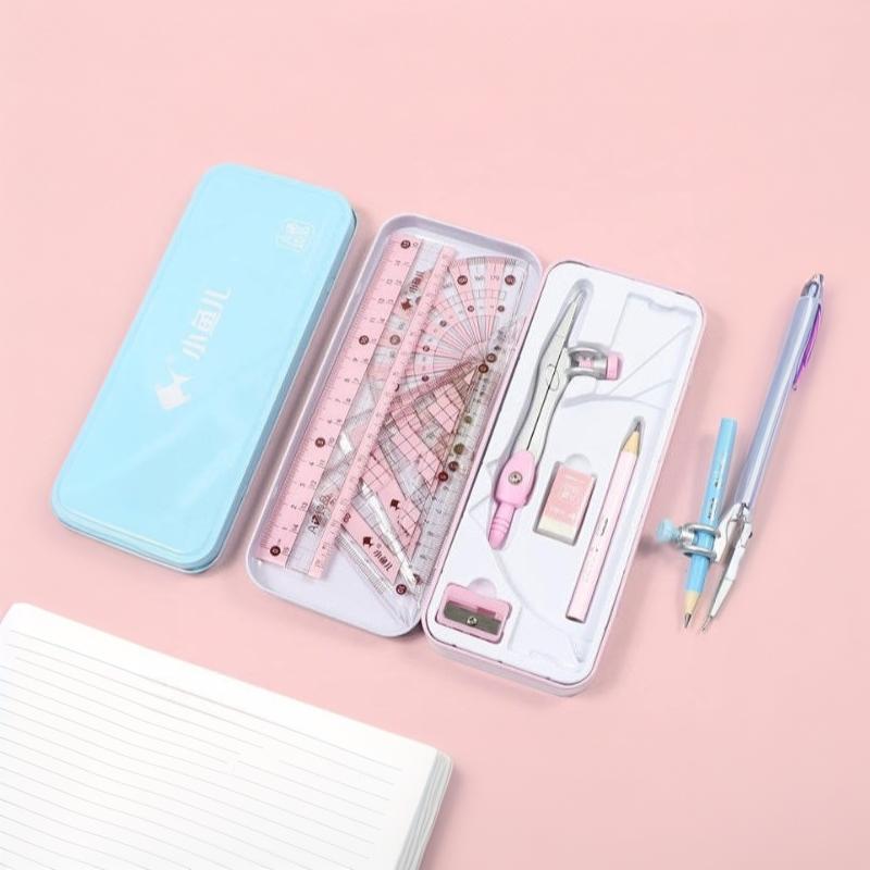 8Pcs/Set Geometry Math Drawing - Math Geometry Set With Compass 评论和价格