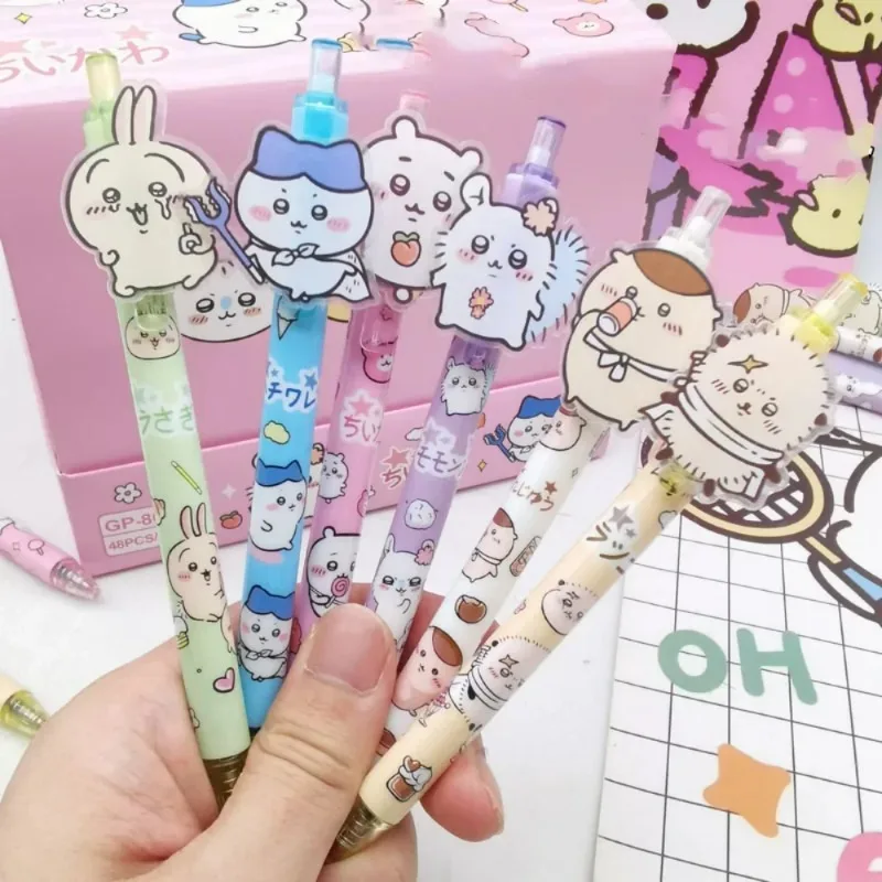 Kawaii Chiikawa Gel Pens 0.5mm - Stationery 评论和价格